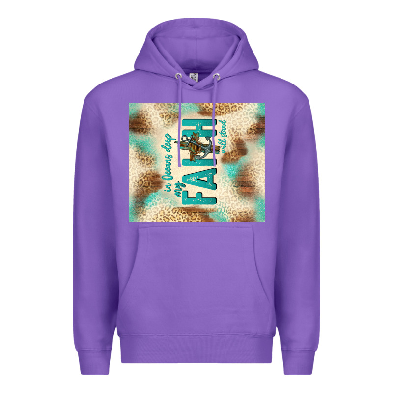 Faith With Cross Premium Hoodie by TumblerDesignByShophia | Teevron