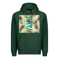 Sports Green faith with cross Premium Hoodie - TumblerDesignByShophia