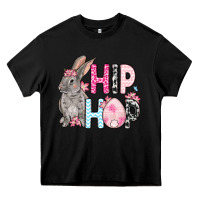 Black Easter Day Hip hop bunny Heavy Core Tee - OliviaCreatesArt