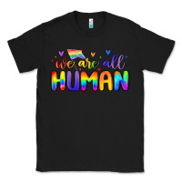 Black we are all human Classic Tee - MaliasSmallBusiness