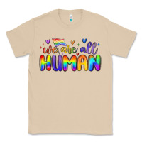 Mushroom we are all human Classic Tee - MaliasSmallBusiness