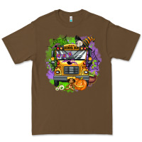 Cacao halloween school bus Premium Tee - AdoDesignShop