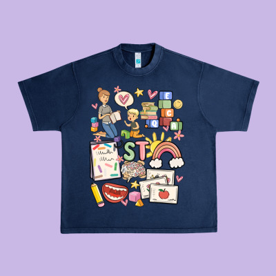 Can't Talk Right Now Doing Speech Therapy Stuff Urban Heavy Tee Designed By Maliassmallbusiness