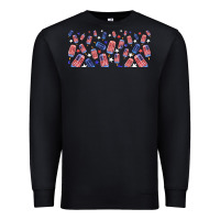 Black American popsicle Premium Sweatshirt - TumblerDesignByShophia