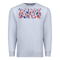 Heather Grey American popsicle Premium Sweatshirt - TumblerDesignByShophia
