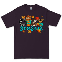 Plum cozy season with coffee cup Premium Tee - AdoDesignShop