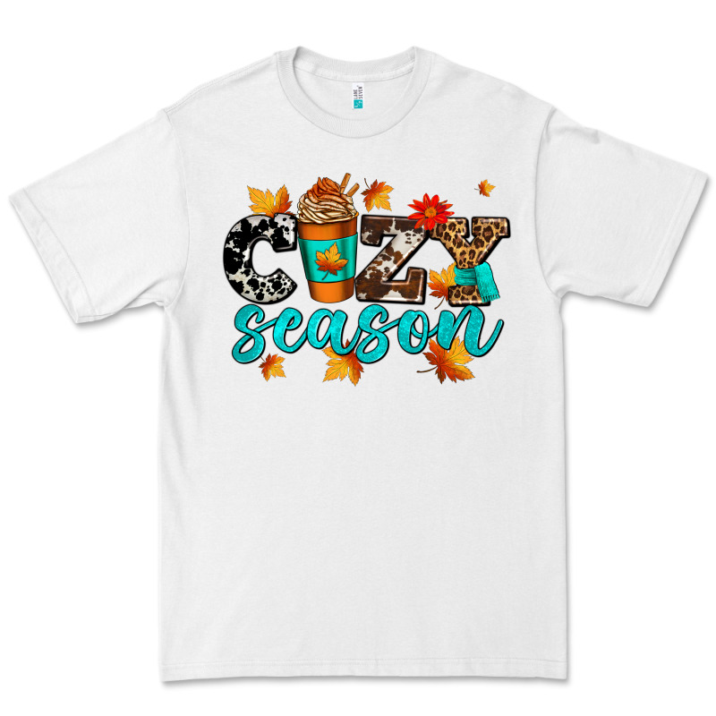 Cozy Season With Coffee Cup Premium Tee by AdoDesignShop | Teevron