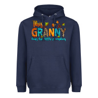 Navy customized this granny loves her little pumpkins Heavyweight Hoodie - texasbilliewilder