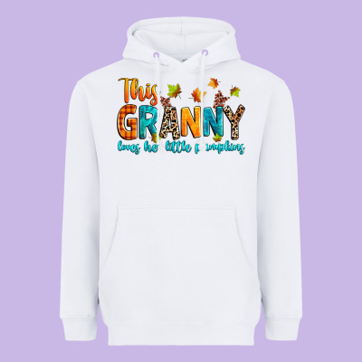 Customized This Granny Loves Her Little Pumpkins Heavyweight Hoodie Designed By Texasbilliewilder