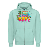 Seafoam beach babe Zipper Hoodie - BarkalooDesign
