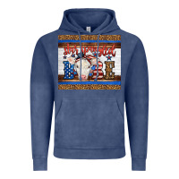 Vintage Denim Western Star Spangled Baby Cow Vintage Hoodie - LillyAllenDesigns