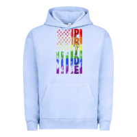 Pigment Grape Ice lgbtq pride american flag Urban Hoodie - FaDigitalArtStudio