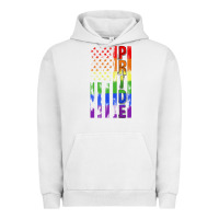 Pigment Lunar Rock lgbtq pride american flag Urban Hoodie - FaDigitalArtStudio