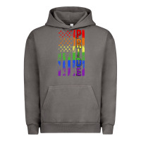 Pigment Tornado lgbtq pride american flag Urban Hoodie - FaDigitalArtStudio