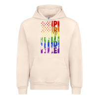 Sandshell lgbtq pride american flag Urban Hoodie - FaDigitalArtStudio