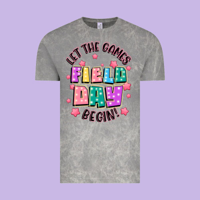 Field Day Let The Games Begin Vintage Tee Designed By Jahusdesignshop