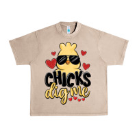French Oak chicks dig me Urban Heavy Tee - MaliasSmallBusiness