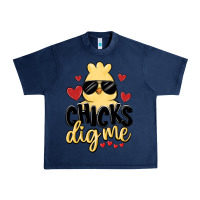 Navy chicks dig me Urban Heavy Tee - MaliasSmallBusiness