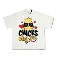 Pistachio chicks dig me Urban Heavy Tee - MaliasSmallBusiness