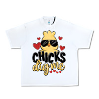 White chicks dig me Urban Heavy Tee - MaliasSmallBusiness