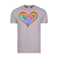 Vintage Zinc Watercolor Pride Heart Vintage Tee - Jasminsmagicworld