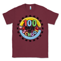 Burgundy 100 days of school Classic Tee - MaliasSmallBusiness