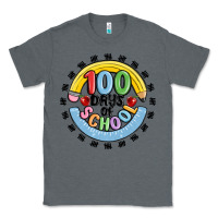 Charcoal Heather 100 days of school Classic Tee - MaliasSmallBusiness