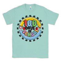 Seafoam 100 days of school Classic Tee - MaliasSmallBusiness