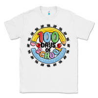 White 100 days of school Classic Tee - MaliasSmallBusiness
