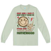 Matcha some days i rock it some days it rocks me either w Long Sleeve Tee - MaliasSmallBusiness