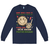 Some Days I Rock It Some Days It Rocks Me Either W Long Sleeve Tee | Teevron