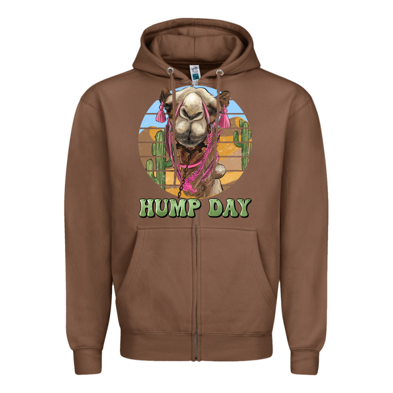 Hump Day Camel Zipper Hoodie by BarkalooDesign | Teevron