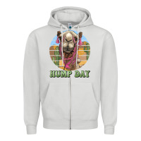 Dove Grey hump day camel Zipper Hoodie - BarkalooDesign