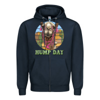 Navy hump day camel Zipper Hoodie - BarkalooDesign