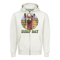 Oatmeal Heather hump day camel Zipper Hoodie - BarkalooDesign