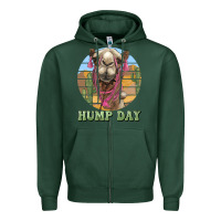 Sports Green hump day camel Zipper Hoodie - BarkalooDesign