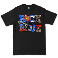 Black back the blue Premium Tee - AdoDesignShop