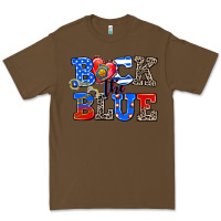 Cacao back the blue Premium Tee - AdoDesignShop