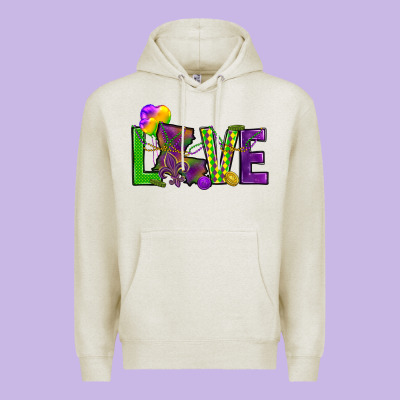 Love Louisiana Premium Hoodie Designed By Howdyjamesfarm