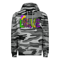 Slate Camo Love Louisiana Premium Hoodie - HowdyJamesFarm