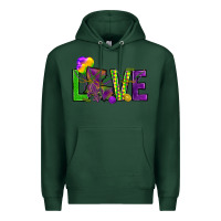 Sports Green Love Louisiana Premium Hoodie - HowdyJamesFarm
