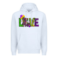 White Love Louisiana Premium Hoodie - HowdyJamesFarm
