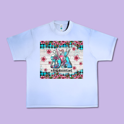 Da Dental Assistant Dentist Element With Flowers Urban Heavy Tee Designed By Adodesignshop