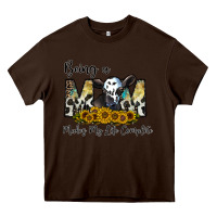 Chocolate Brown being a mom makes my life complate Heavy Core Tee - CowhideDigitalArt