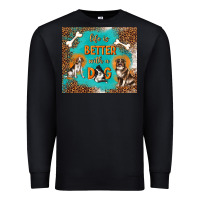 Black life is better with a dog Premium Sweatshirt - TumblerDesignByShophia