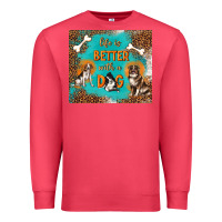 Cardinal life is better with a dog Premium Sweatshirt - TumblerDesignByShophia