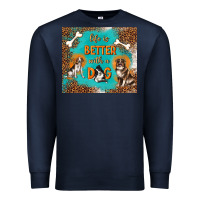 Navy life is better with a dog Premium Sweatshirt - TumblerDesignByShophia