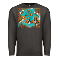 Smoke life is better with a dog Premium Sweatshirt - TumblerDesignByShophia
