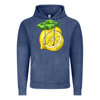 Vintage Denim lemon Vintage Hoodie - BarkalooDesign