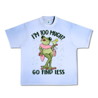 Grape Ice i'm too much go find less boujee frog Urban Heavy Tee - MaliasSmallBusiness